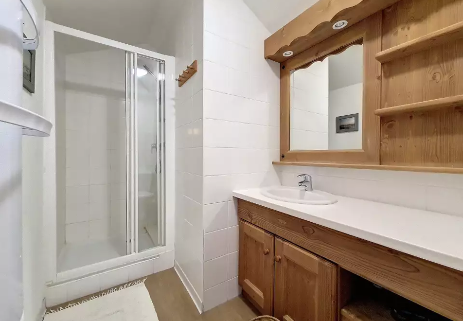 4 bedroom apartment in Saint Martin de Belleville (self catered) - Shower room