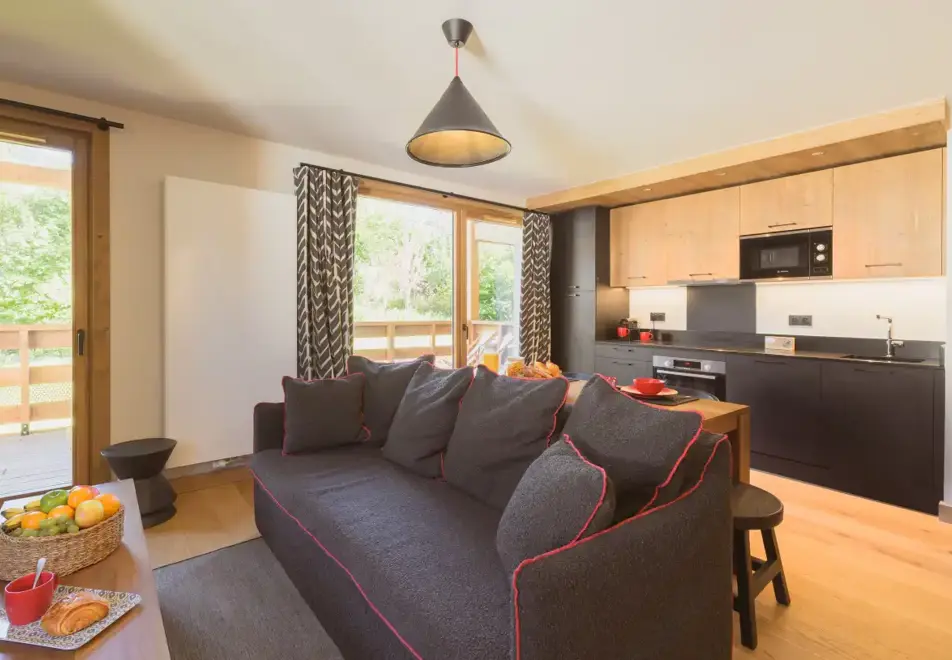 l'Eclat des Veriaz, Megeve (self catered apartments & chalets) - Typical 1 bedroom apartment style