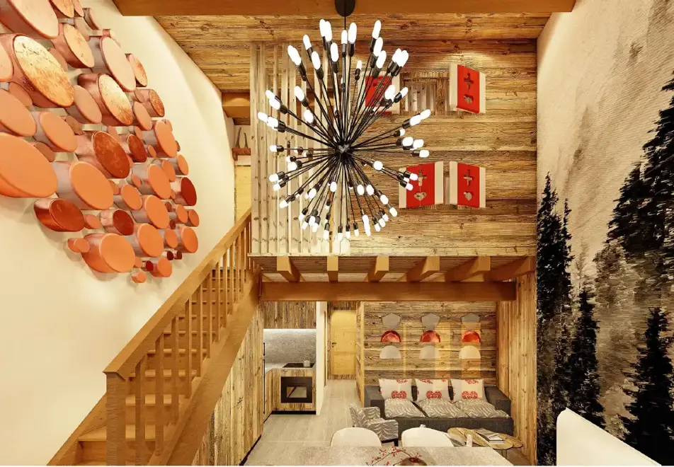 Eperviere apartment, St Martin de Belleville (self catered apartment) - Artists impression