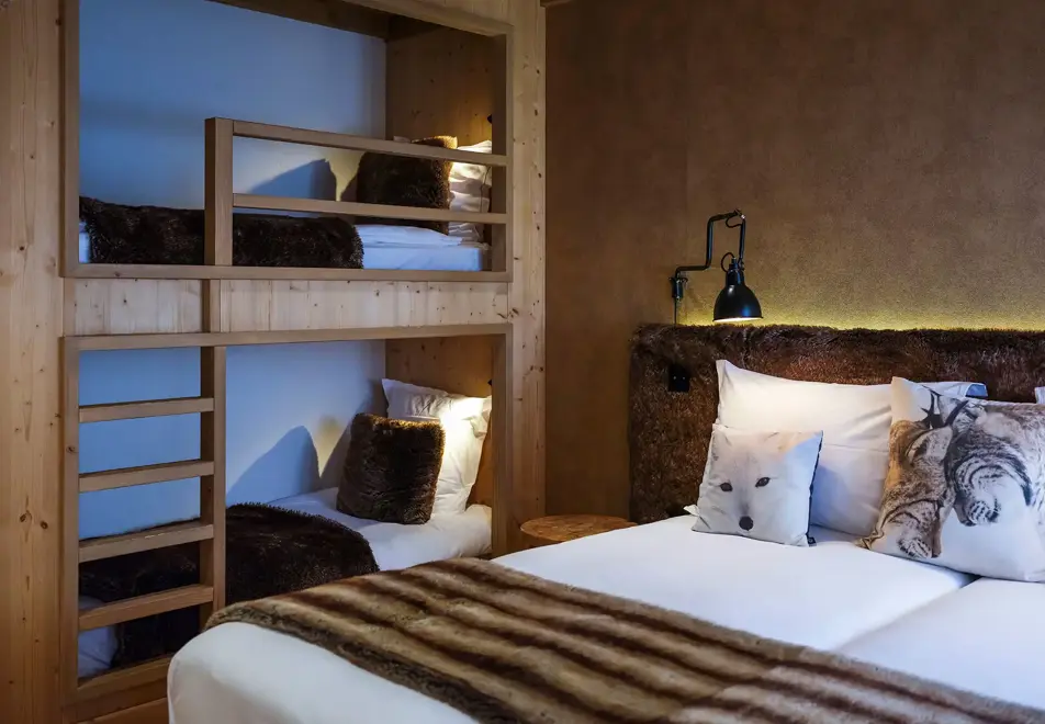 Chalet le Coeur, La Clusaz (B&B chalet) - Bedroom