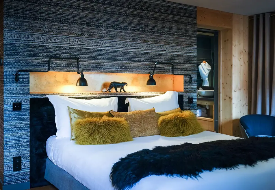 Chalet le Coeur, La Clusaz (B&B chalet) - Bedroom