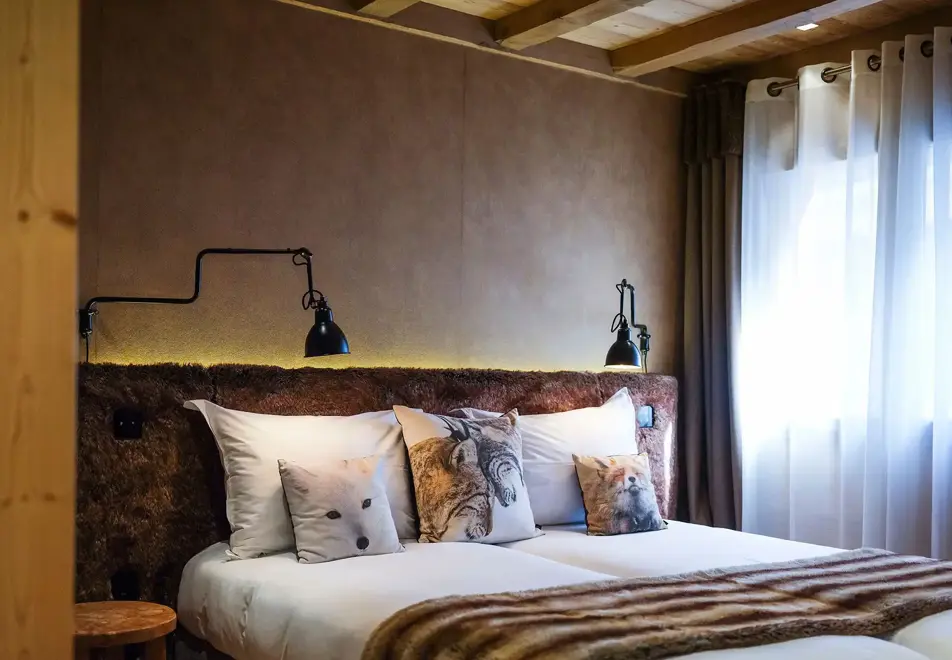 Chalet le Coeur, La Clusaz (B&B chalet) - Bedroom