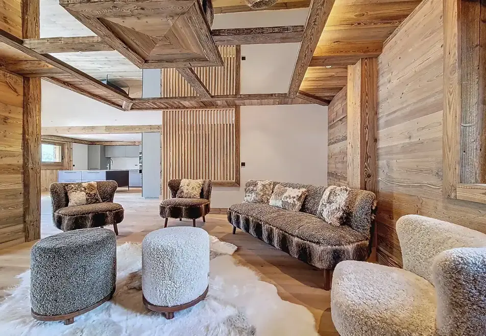 4 bedroom apartment in Saint Martin de Belleville (self catered) - Seating area