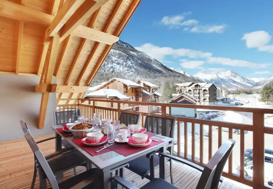 Aquisana, Serre Chevalier (self catered apartments) - Balcony