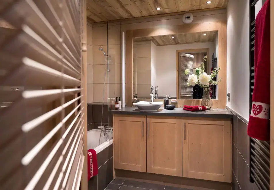 Les Chalets de Leana, Les Carroz (self catered apartments) - Bathroom