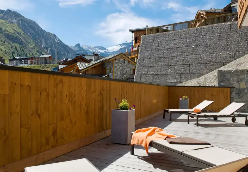 Le Telemark, Tignes les Lac (self catered apartments) - Terrace