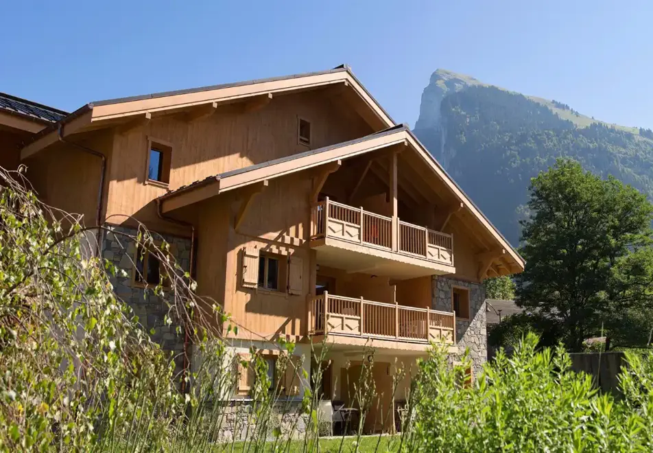 La Reine des Pres, Samoens (self catered apartments) - Views towards Criou peak