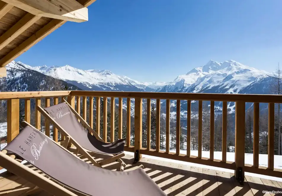 Hameau de Barthelemy, La Rosiere (self catered apartments) - View from balcony