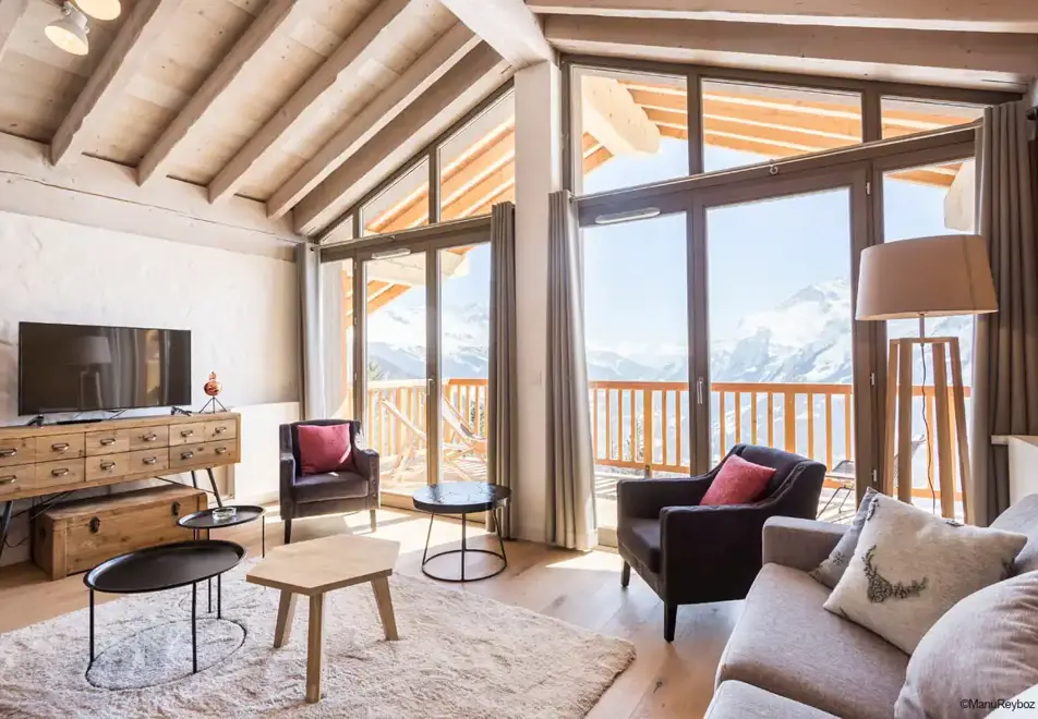 Hameau de Barthelemy, La Rosiere (self catered apartments) - 2 bedroom cabin apartment