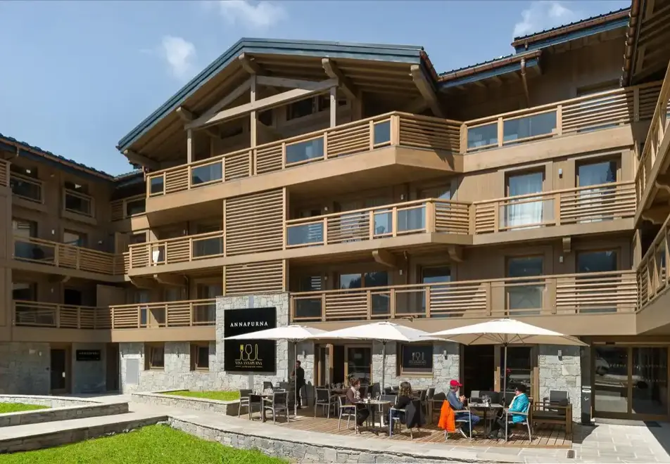 Annapurna, Les Gets (self catered apartments) - La Vina restaurant terrace