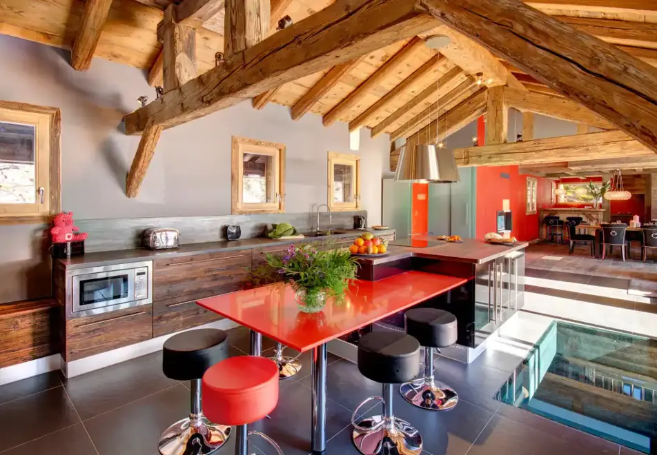 Chalet Claudine, Morzine (self catered chalet) - Kitchen