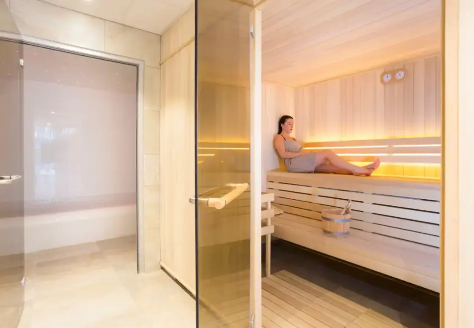 Chalet des Cimes, Les Saisies (self catered apartments) (©M.Reyboz) - Sauna