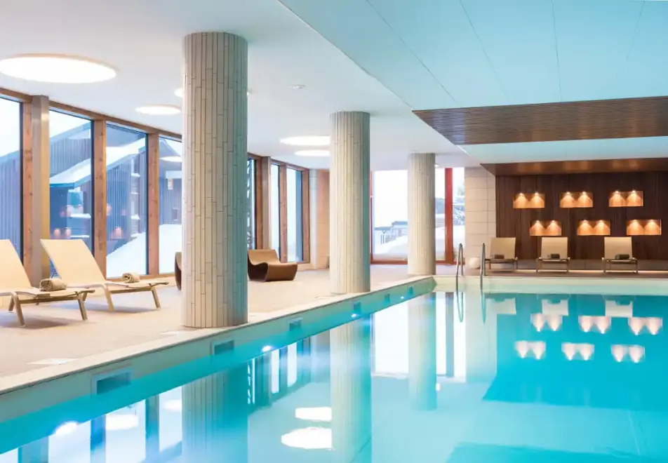 Chalet des Cimes, Les Saisies (self catered apartments) (©M.Reyboz) - Indoor pool