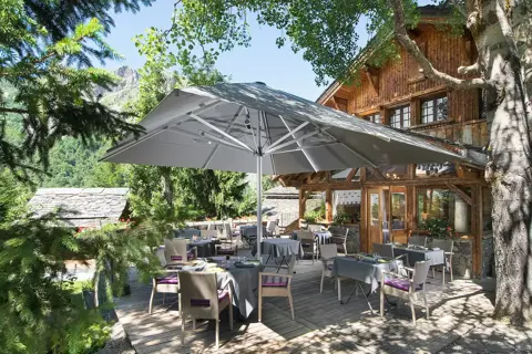 La Bouitte, St Martin de Belleville (hotel) - Terrace