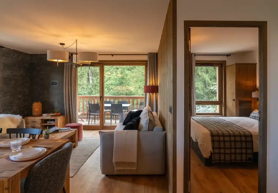 l'Ecrin d'Argent, Valmorel (self catered apartments) - Typical apartment style