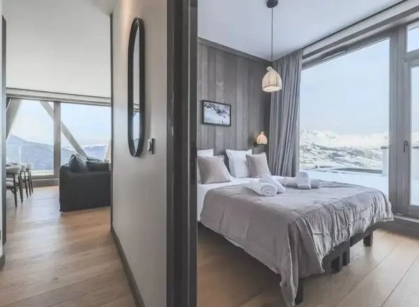 Le Quartz, Peisey Vallandry (self catered apartments) - Typical apartment style