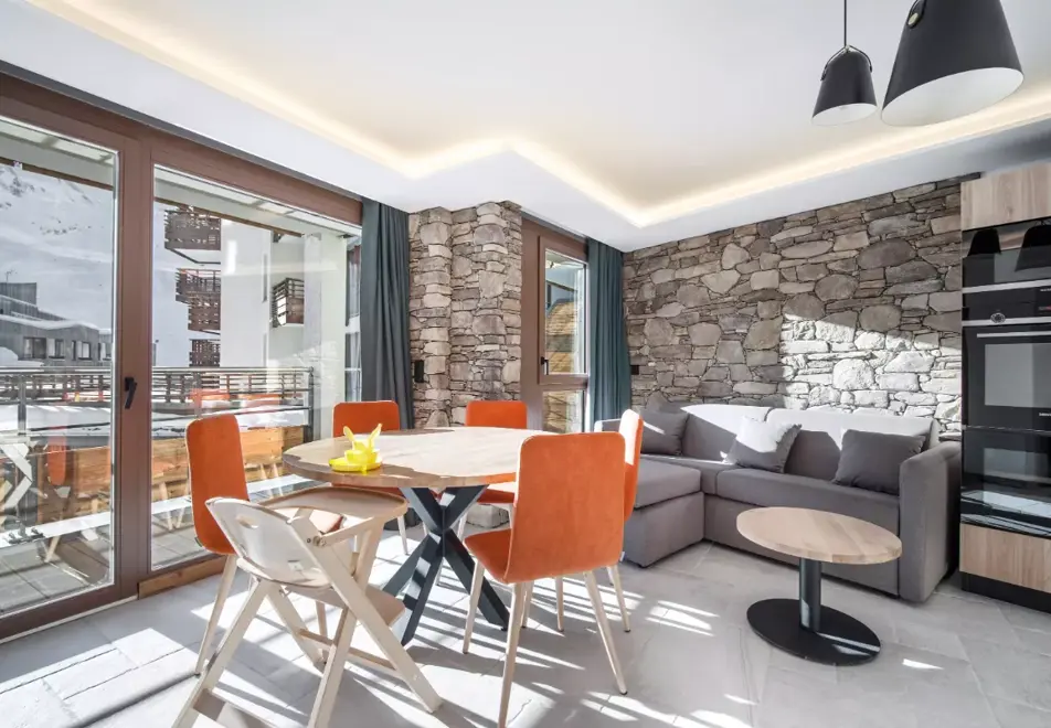 Le Quartz, Tignes Val Claret (self catered apartments) - Typical style of 202, 302, 402
