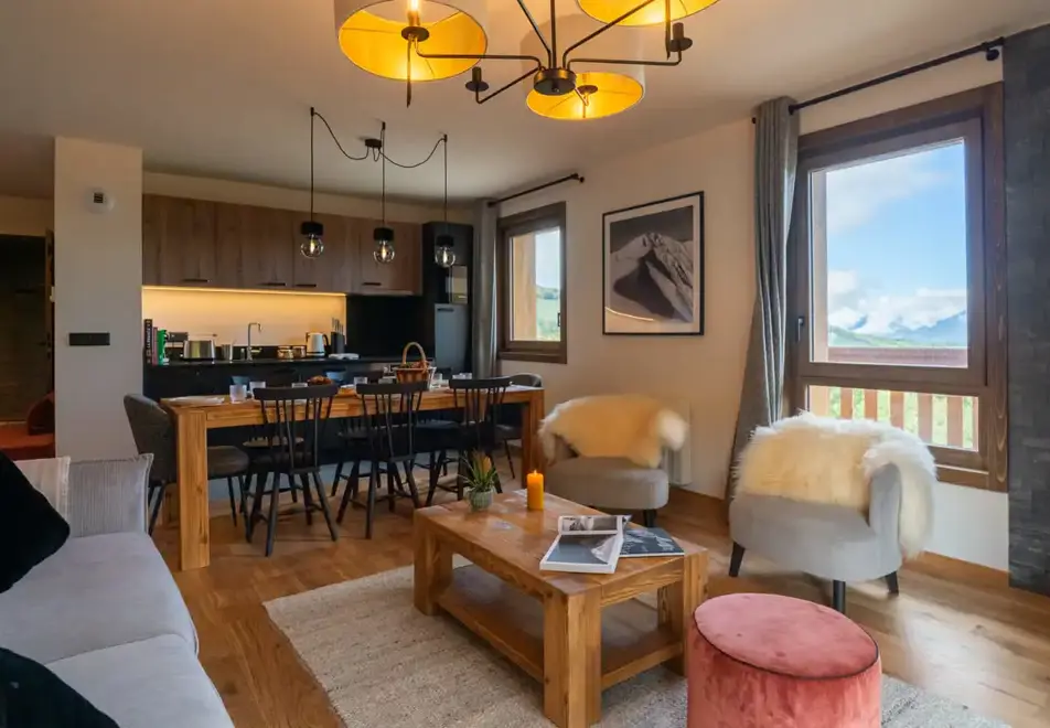 l'Ecrin d'Argent, Valmorel (self catered apartments) - Typical apartment style