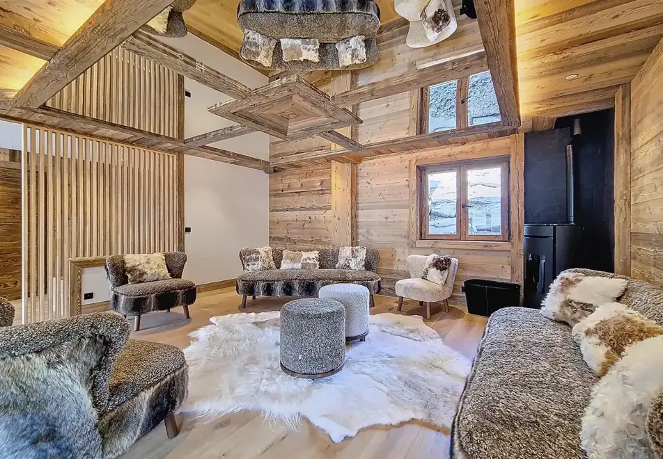 4 bedroom apartment in Saint Martin de Belleville (self catered) - Seating area