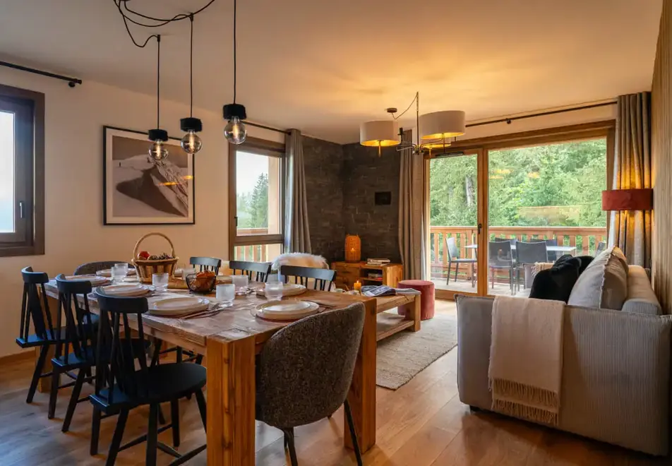 l'Ecrin d'Argent, Valmorel (self catered apartments) - Typical apartment style