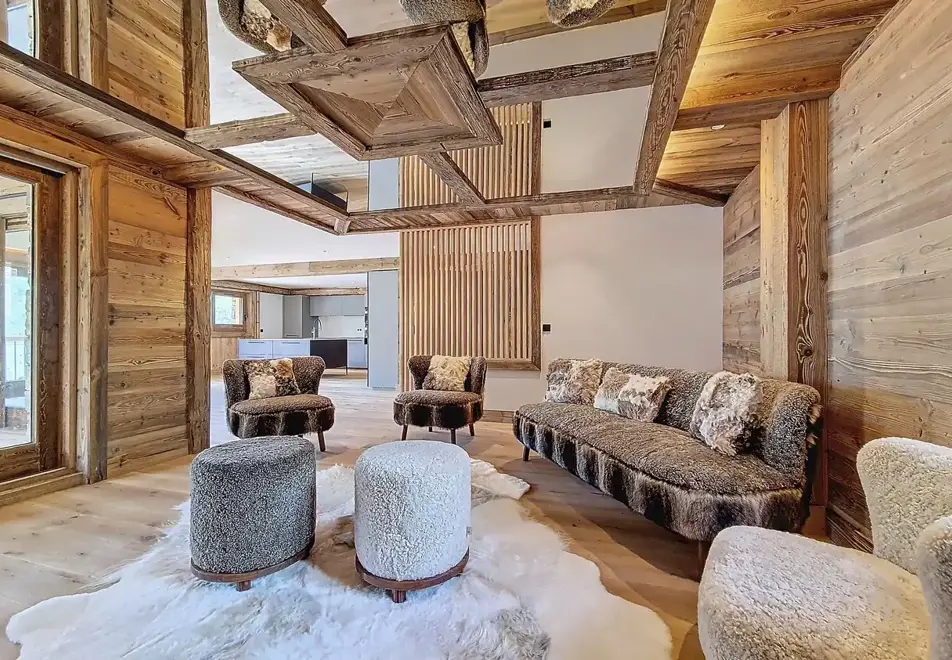 4 bedroom apartment in Saint Martin de Belleville (self catered) - Seating area